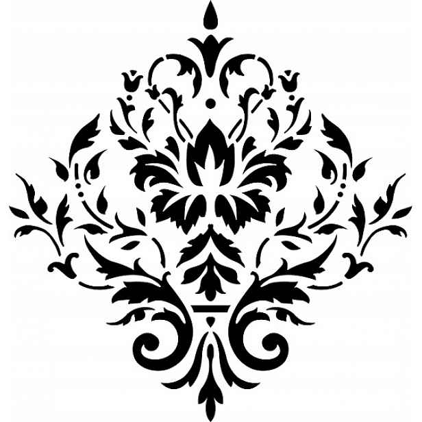 Šablona Na Ozdobné Omítky LuxBud Ornament 8 62x59 cm Moderní