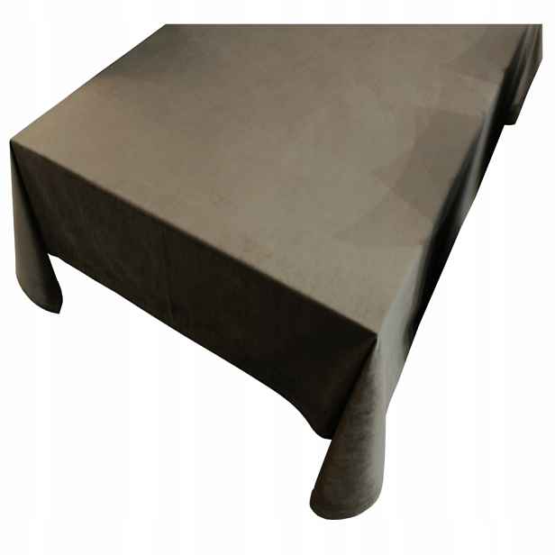 Velurový Ubrus Imperial 140x180 velvet tmavě béžový