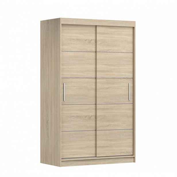 imoebel24 SKŘÍŇ s otočnými dveřmiNeomi 06 120 cm 120/200/61 cm, 2dveřová, dub sonoma