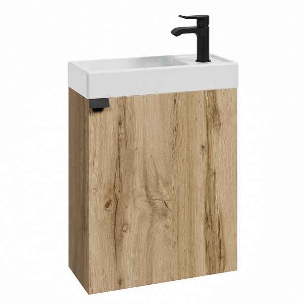 Badplaats SET UMYVADLA SE SKŘÍŇKOU Keno 2 díly dub – 50 x 23 x 60cm