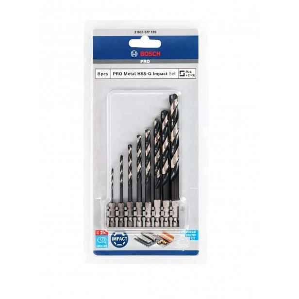 Bosch - 8dílná sada vrtáků do kovu 2608577139