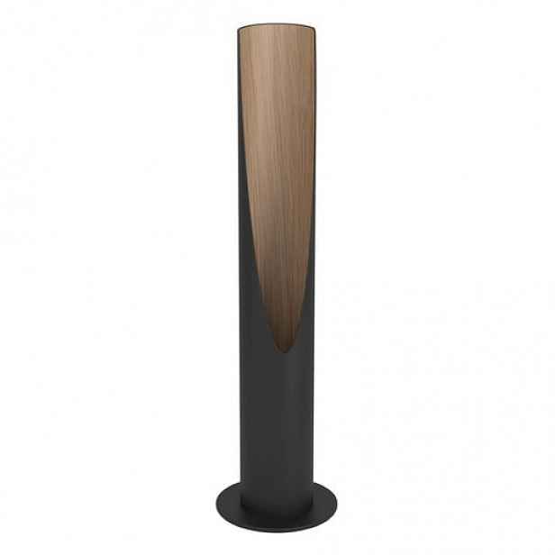 Eglo BARBOTTO stojací lampa černá, hnědá ocel, dřevo 901734