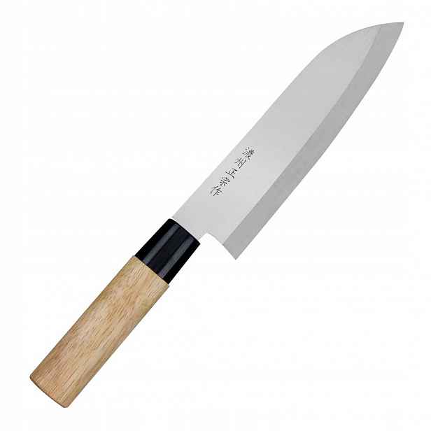 Nůž Santoku Satake Megumi 17 cm japonská ocel 420J2 rukojeť dřevo