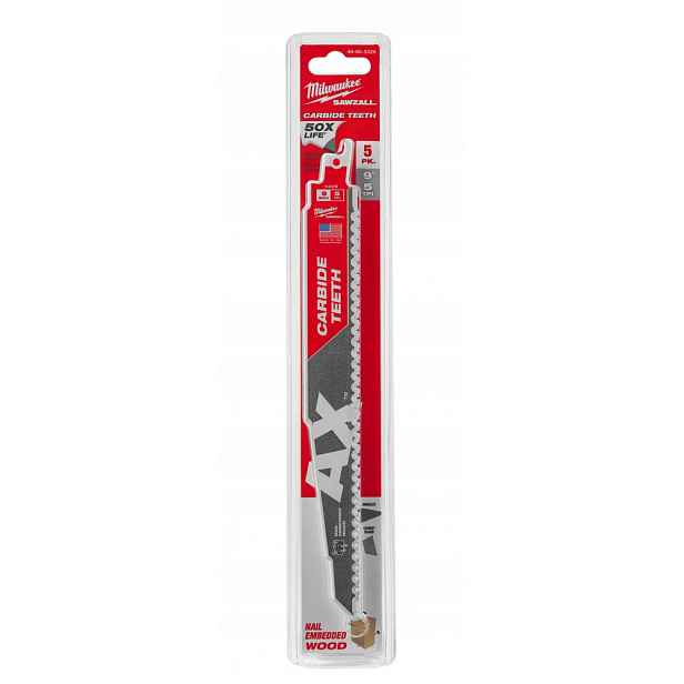 Pilový List pro šavlové pily Milwaukee 48005526 5 kusů