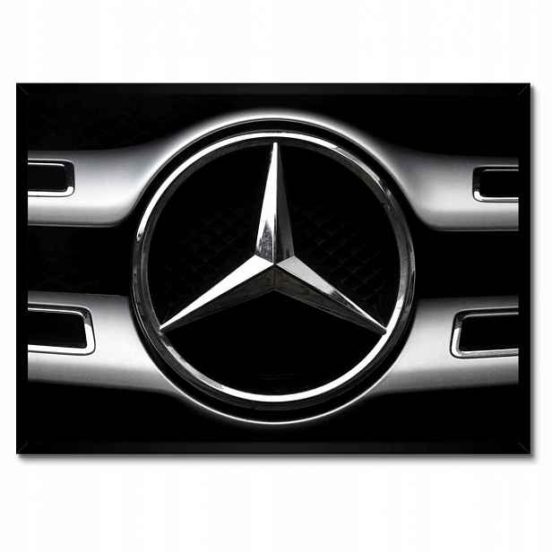 Plakáty v rámu 70x50 Mercedes Černobílé