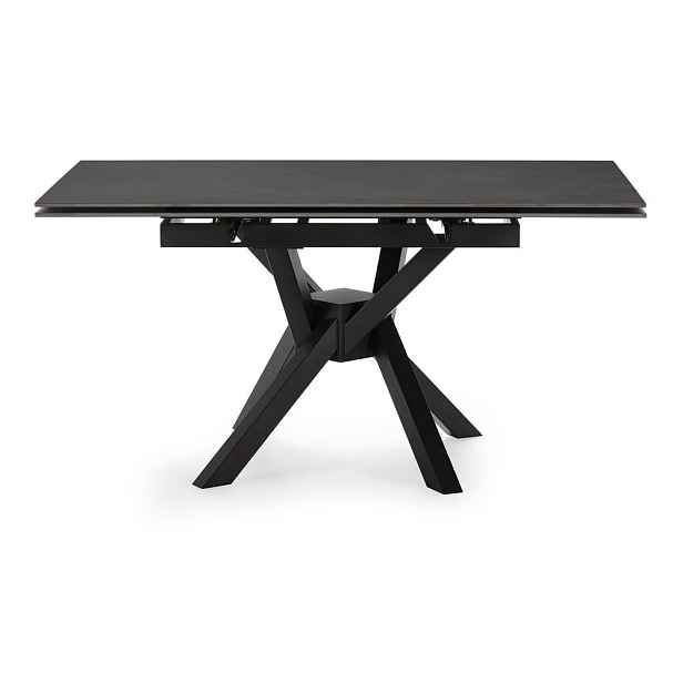 Rozkládací jídelní stůl s přídavnou deskou s deskou z kamene 90x150 cm Arlene – Marckeric