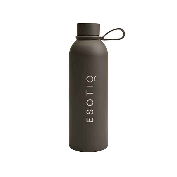 Sportovní termoska s držákem, láhev Power Sip 500 ml Esotiq tmavě hnědá