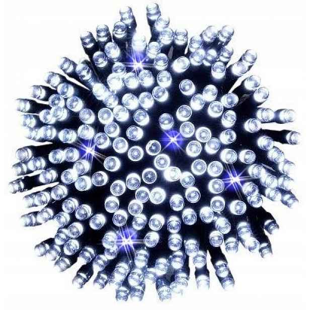 Vánoční Osvětlení Na Stromeček 100LED Pevné Flash Vnější Jiskra Vnitřní Bílé