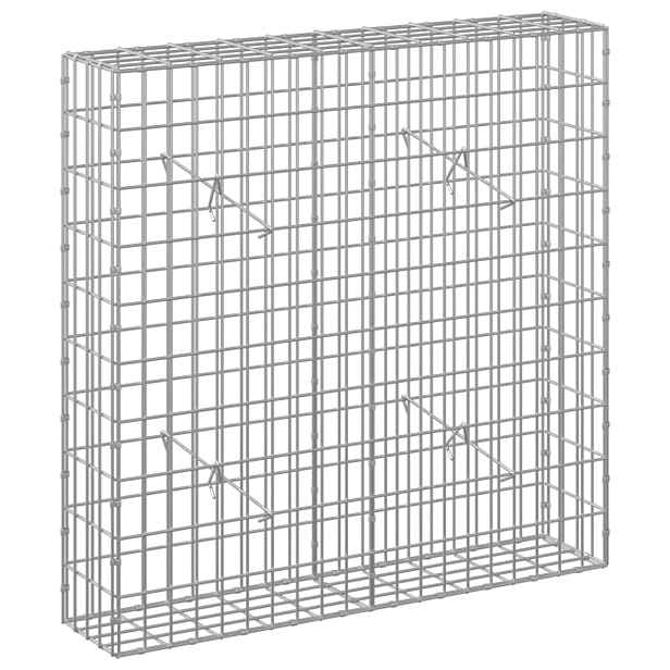 vidaXL Gabion s drátem 5 mm a síťkou 5x10 cm 100x20x100 cm