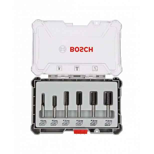 Bosch - 6dílná sada frézovacích bitů 2607017466