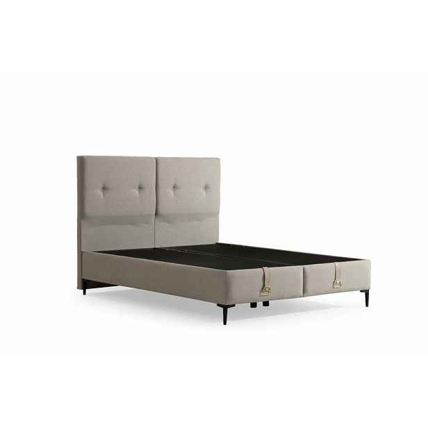 Rám dvoulůžkové postele s čelem Bade 120 x 200 - Beige
