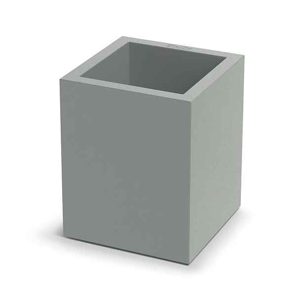 Prosperplast Plastový květináč CUBLASO SQUARE MIDL 29 cm betonově šedý