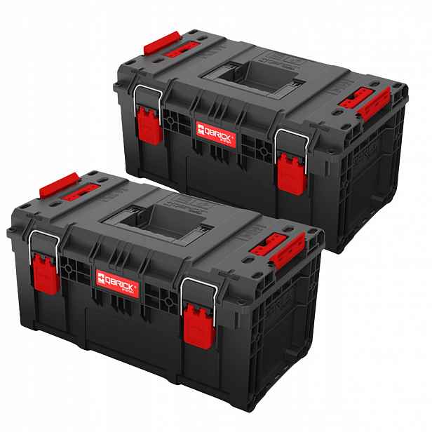 Qbrick Prime Toolbox 250 Vario box na nářadí s plastovým víkem x2