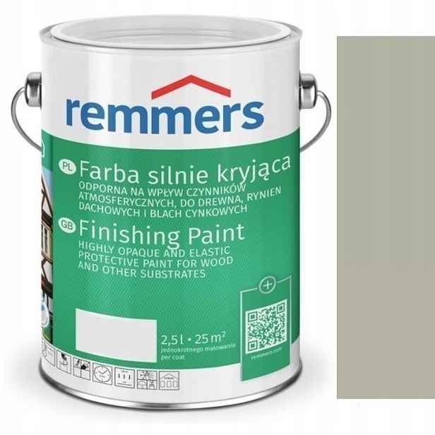 Remmers Barva Deckfarbe 5L Barva Na Dřevo, Světle Šedá