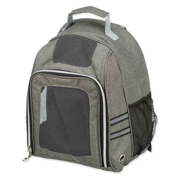 Šedý batoh pro domácího mazlíčka 26x38 cm Trixie Dan – Plaček Pet Products