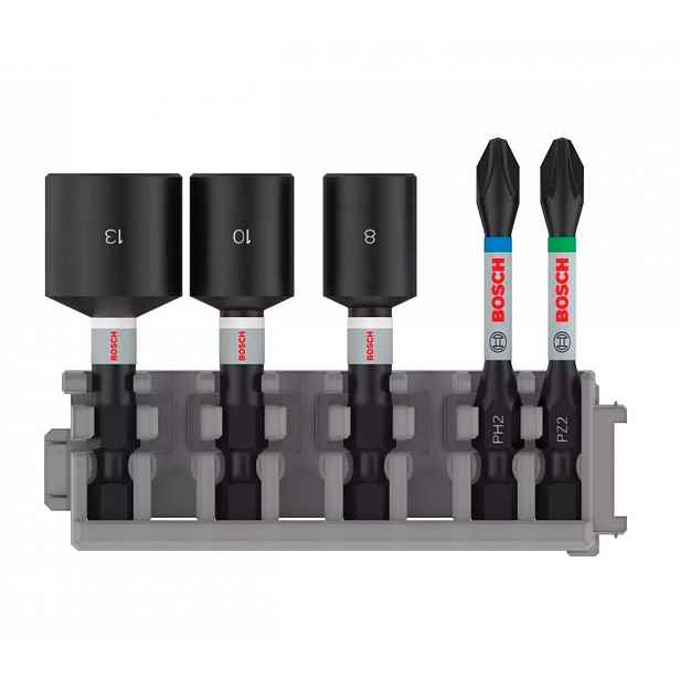 Bosch - 5dílná sada bitů a nástrčných klíčů 2608522350