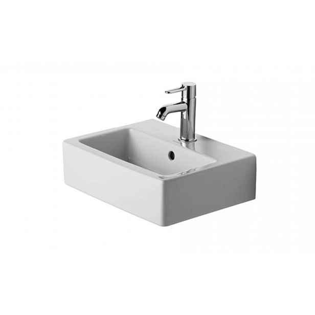 Duravit Vero - Umývátko nábytkové 45x35 cm, s 1 otvorem pro baterii, bílá 0704450027