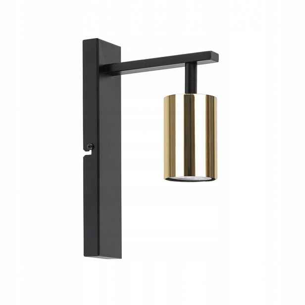 Nástěnné svítidlo Kov Lakovaný Černý 25 cm GU10 Vyměnitelné Sigma Lighting