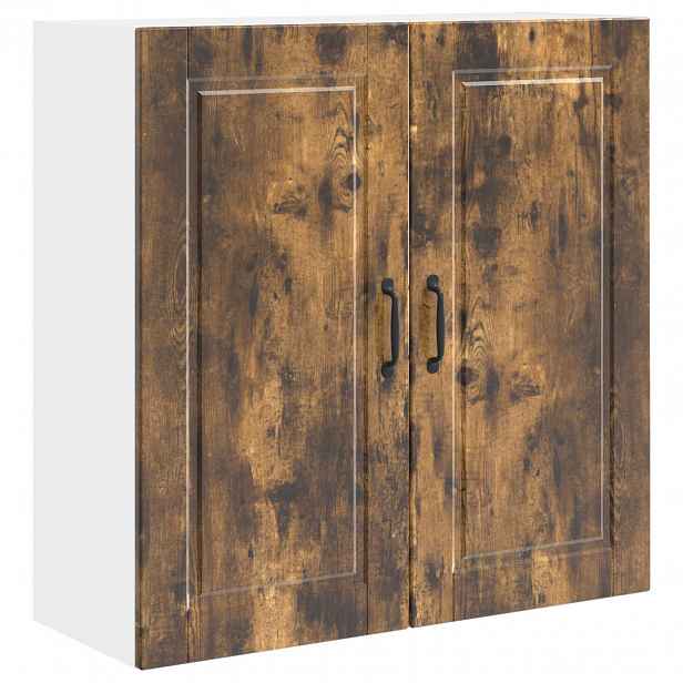 vidaXL Nástěnná skříňka PORTO Kouřový dub 80 x 31 x 80 cm