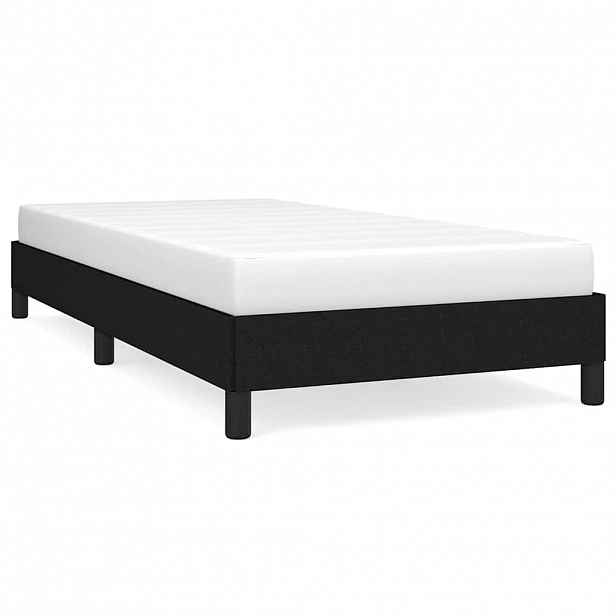 vidaXL Rám postele bez matrací černá 90x190 cm textil