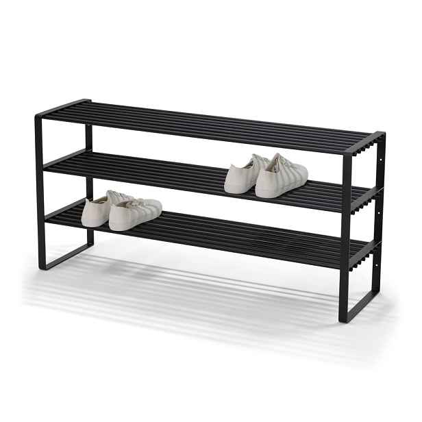 Černý kovový botník 100x48,5x29 cm Rex – Spinder Design