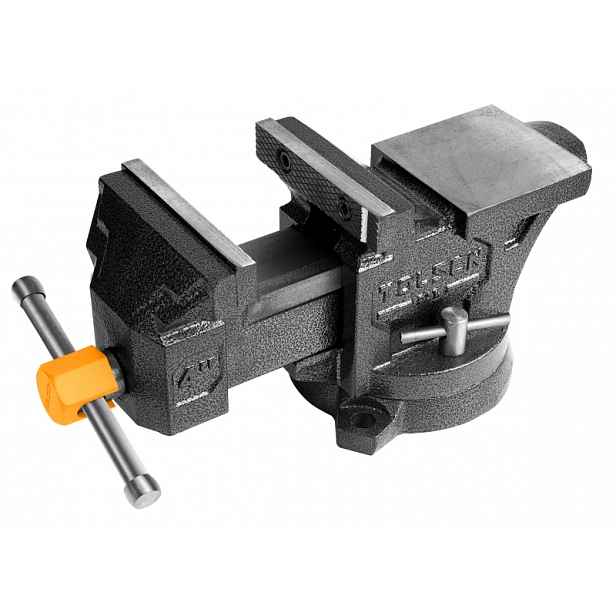 Otočný Svěrák S Kovadlinkou 100 MM. Slabý Tlak 15 Kn.