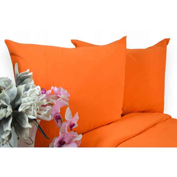 Povlečení Jersey 140x200 Bavlna 100% oranžová Bez žehlení