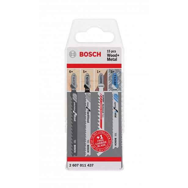 Bosch - 15dílná sada pilových plátků 2607011437