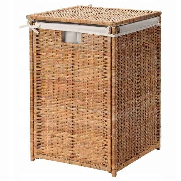 Ikea Branas Koš na prádlo, ratan, 80 l