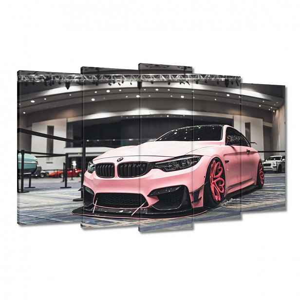 Obrazy 100x60 Růžové Bmw Auto