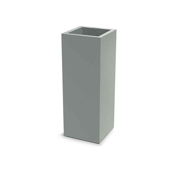 Prosperplast Plastový květináč CUBLASO SQUARE SLIM 29 cm betonová šedý