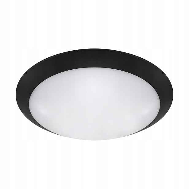 Struhm Metys Stropní Svítidlo černý Ø30 cm 2xE27 15W IP65