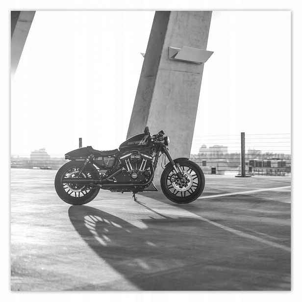 Plakáty 140x140 Harley Davidson Motocykl