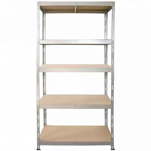 Kovový regál pozinkovaný Stabil II 180x90x45cm – 250 kg/5 polic
