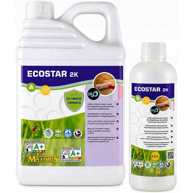 Maximus EcoStar 2K Lesk LD-80 5,5L vodní polyuretanový lak na podlahy