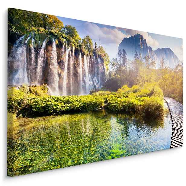 Plátno Velký Vodopád V Chorvatsku Varianta: 90x60