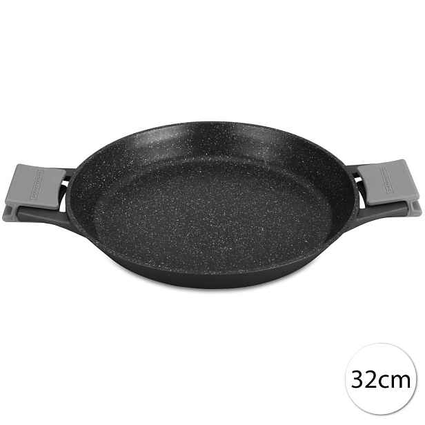 Royalty Line Mramorová pánev na grilování 32cm, RL-MP32M