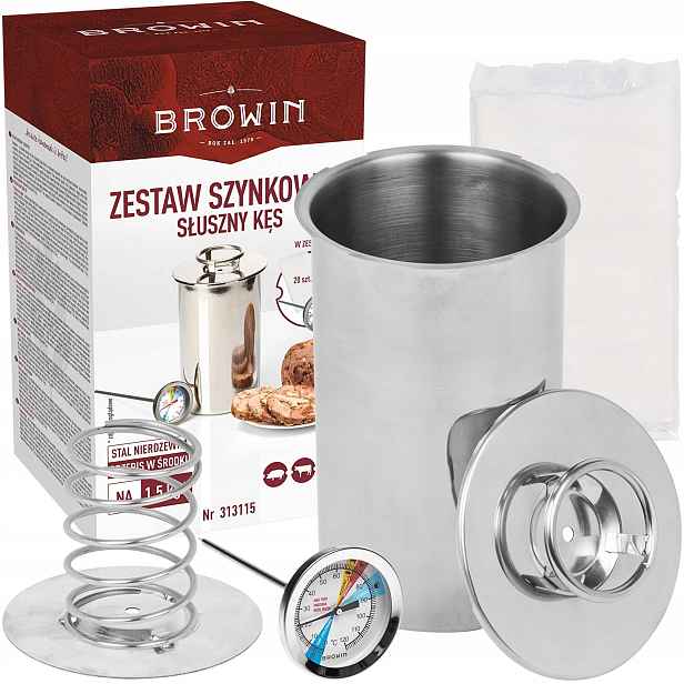 Šunkovar sada Browin 1,5 kg teploměr, sáčky