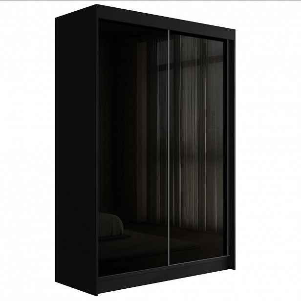 ALTDECOR ŠATNÍ SKŘÍŇ PEKA – 120 cm – černá