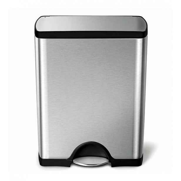 Simplehuman - Odpadkový koš 50 l, nerez CW1816