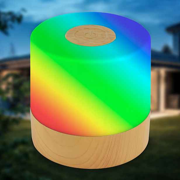 Mini Rgb stolní Led lampa, bezdrátová, dotyk, změna barvy, Usbc kabel