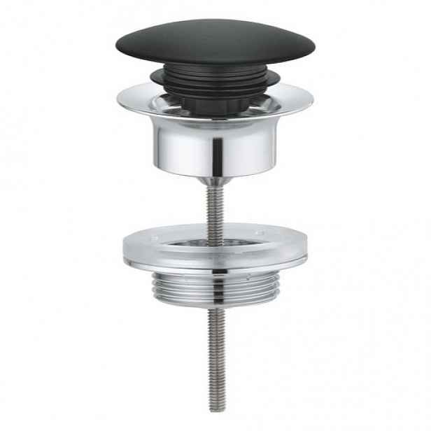 Výpust k umyvadlu 5/4 GROHE velvet black 65807KS0