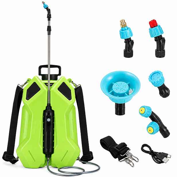 Zahradní Akumulátorový Postřikovač 20 L Usb Elektrický Teleskopický