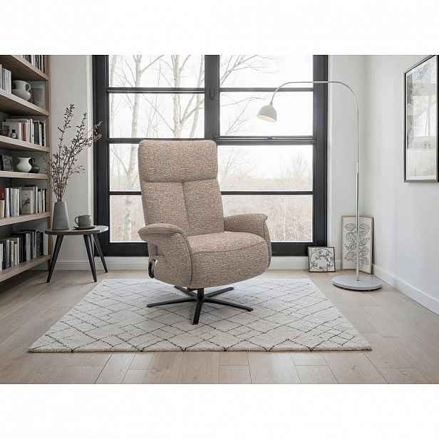 Sit & More RELAXAČNÍ KŘESLO, textil, cappuccino