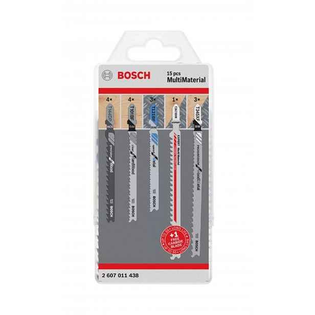 Bosch - 15dílná sada pilových plátků 2607011438