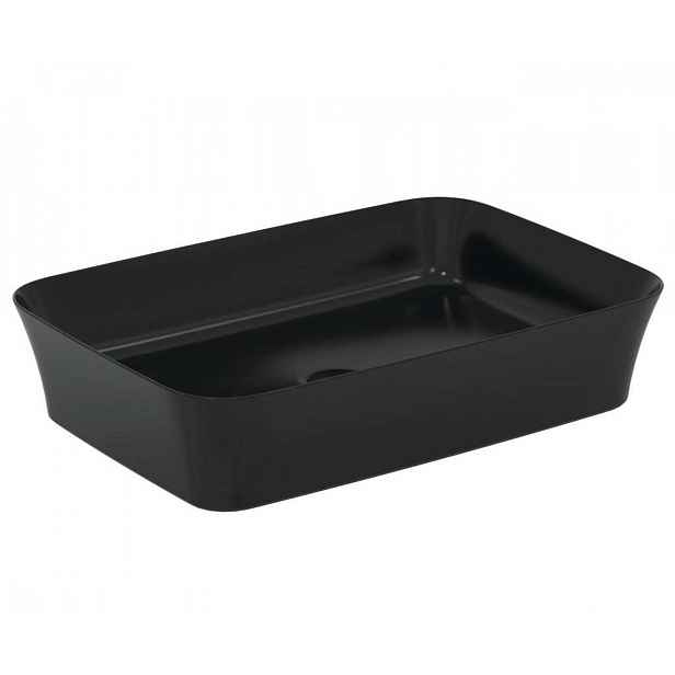 Ideal Standard Ipalyss - Umyvadlo na desku, 55x38 cm, bez přepadu, matná černá E2076V3