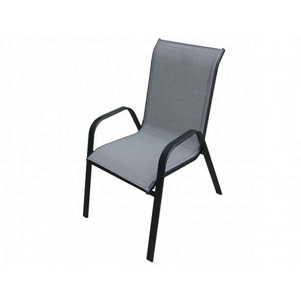 Kovová zahradní židle XT1012C šedá