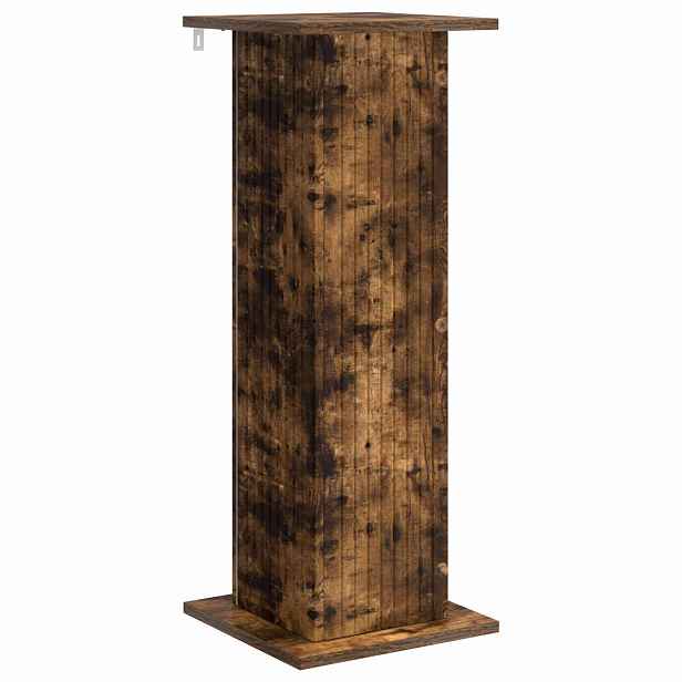 vidaXL Stojan na rostliny Kouřový dub 30,5 x 30 x 80,5 cm