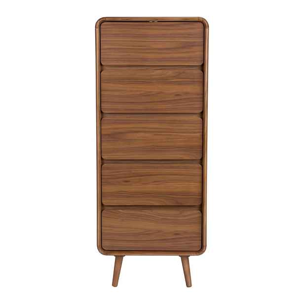 Hnědá komoda z jasanového dřeva 45x112x40 cm Rise – Zuiver