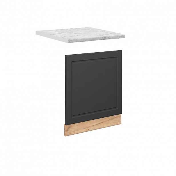 Vicco PŘEDNÍ PANEL Fame-Line Antracitově zlatý 60 cm , PD Mramor